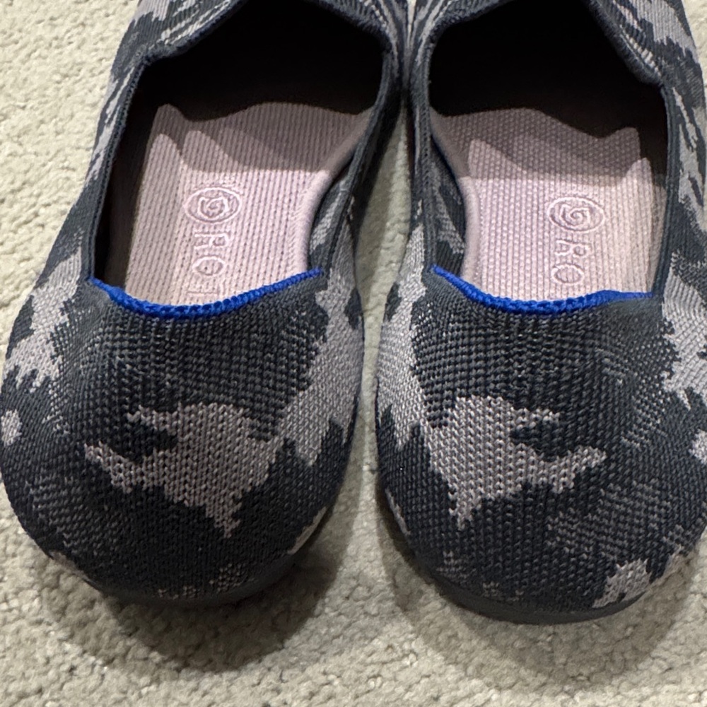 Rothy's Black and Gray Patterned Loafers - Picture 3 of 4